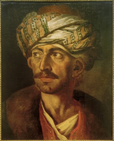 Ritratto maschile (probabilmente Mustafa) da Theodore Gericault