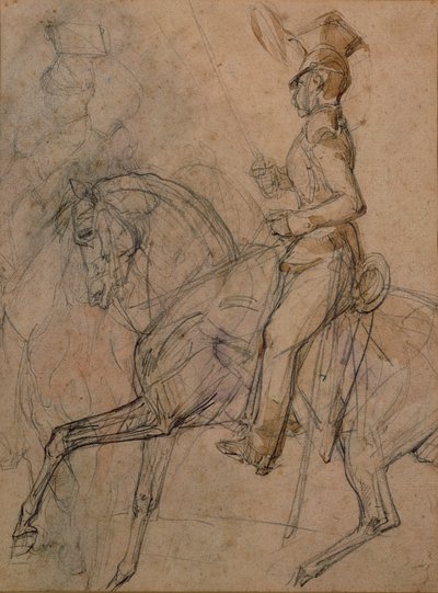 Ufficiale dei lancieri polacchi da Theodore Gericault