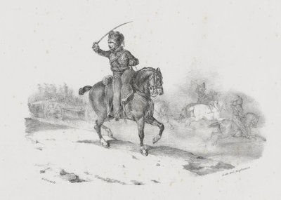 Ufficiale di artiglieria al comando della carica (An Artillery Officer Commanding the Charge) da Theodore Gericault