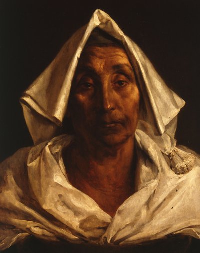 Vecchia donna italiana da Theodore Gericault