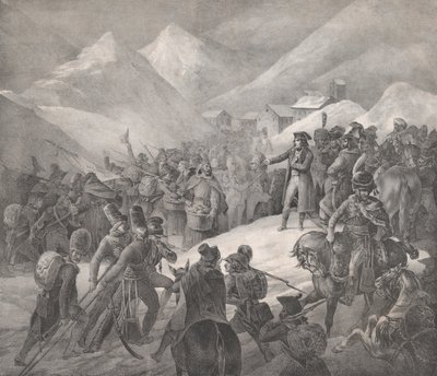 Passaggio attraverso il Monte San Bernardo, 1822 da Theodore Gericault