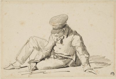 Ragazzo che disegna per strada da Theodore Gericault