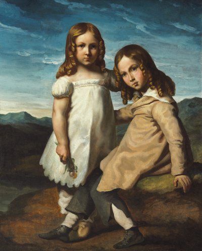 Ritratto di Alfred ed Elisabeth Dedreux, c.1818 da Theodore Gericault