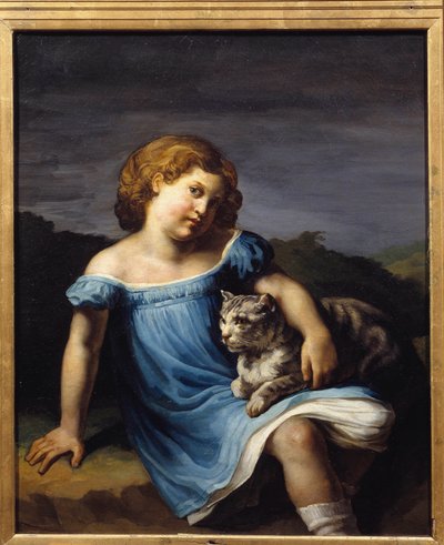 Ritratto di Louise Vernet bambina, figlia del pittore Horace Vernet da Theodore Gericault