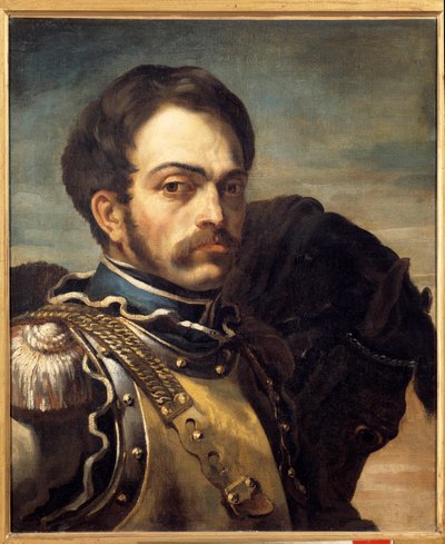 Ritratto di un ufficiale dei carabinieri da Theodore Gericault
