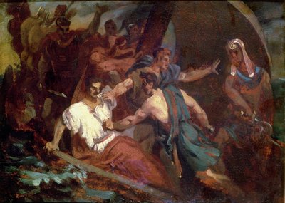 Rivolta su una nave a vela da Theodore Gericault