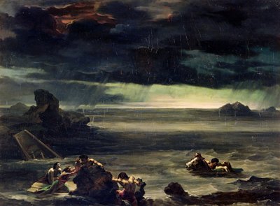 Scena del Diluvio da Theodore Gericault