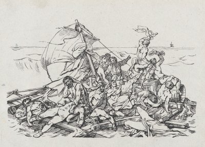 Naufragio della Medusa, 1820 da Theodore Gericault