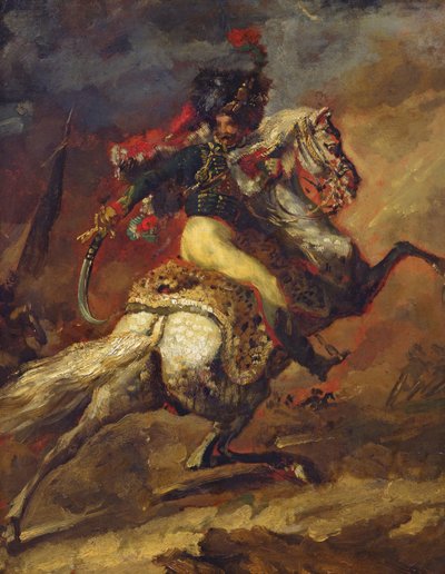 Schizzo di un Ufficiale degli Ussari, 1814 da Theodore Gericault