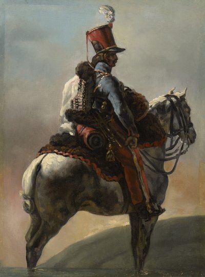 Studio dopo "Trombettiere degli Ussari", c.1815?-27 da Theodore Gericault