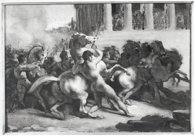 Studio per la Corsa dei Cavalli Barbari da Theodore Gericault