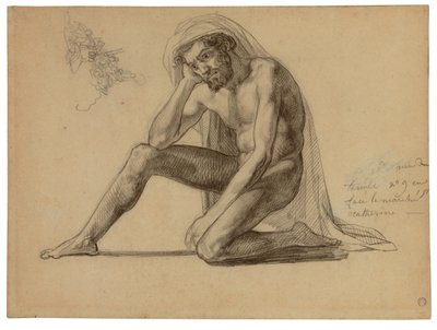 Studio per il Padre nella Zattera della Medusa da Theodore Gericault