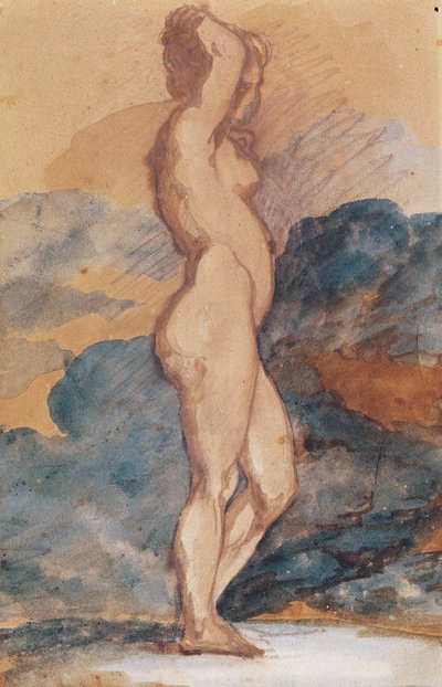Studio di una donna nuda da Theodore Gericault