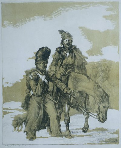 Ritorno dalla Russia (Retour de Russie) da Theodore Gericault