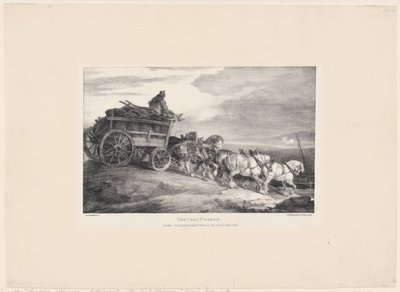 Il carro del carbone da Theodore Gericault