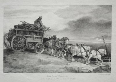 Il vagone del carbone da Theodore Gericault