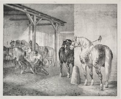 La capanna del maniscalco da Theodore Gericault