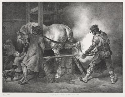 Il fabbro fiammingo da Theodore Gericault