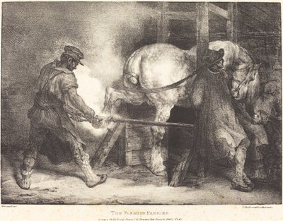 Il maniscalco fiammingo da Theodore Gericault