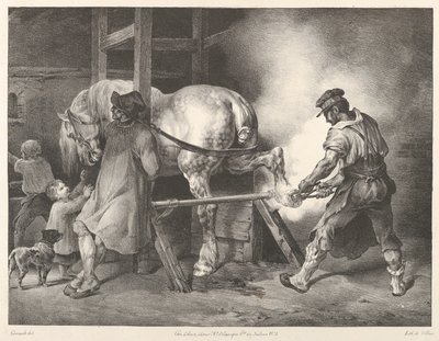 Il maniscalco fiammingo da Theodore Gericault
