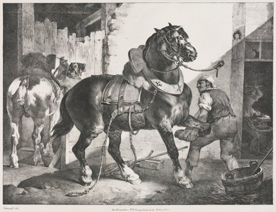 Il fabbro francese da Theodore Gericault
