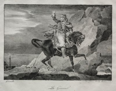Il Giaour, 1820 da Theodore Gericault