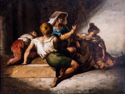 La famiglia povera da Theodore Gericault