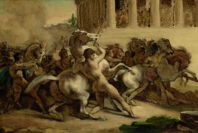 La corsa dei cavalli senza cavaliere da Theodore Gericault