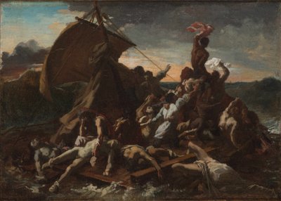 La Zattera della Medusa (quarto schizzo) da Theodore Gericault
