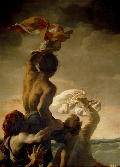 La zattera della "Medusa". Dipinto dopo un allora ... da Theodore Gericault