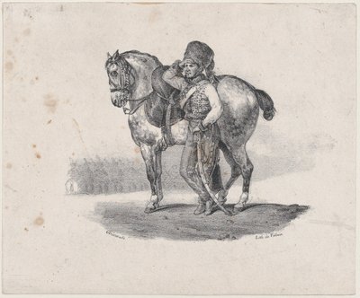 La tromba degli ussari da Theodore Gericault