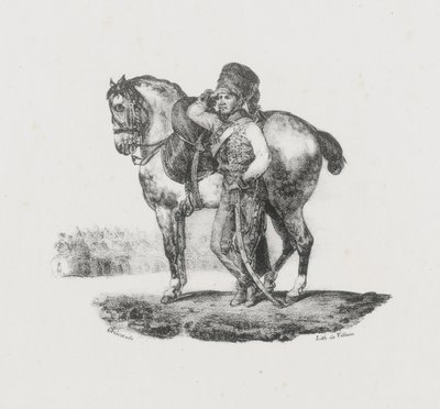 Trombettista degli ussari (Hussar Trumpeter) da Theodore Gericault