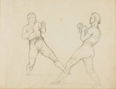 Due pugili che si allenano da Theodore Gericault