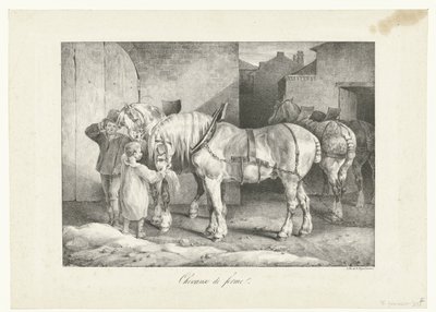Cavalli da lavoro da Theodore Gericault
