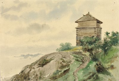 Block House, Alaska, 1887 da Theodore J. Richardson