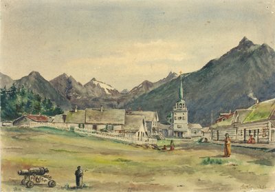 Lincoln Street, Sitka, 1887 da Theodore J. Richardson