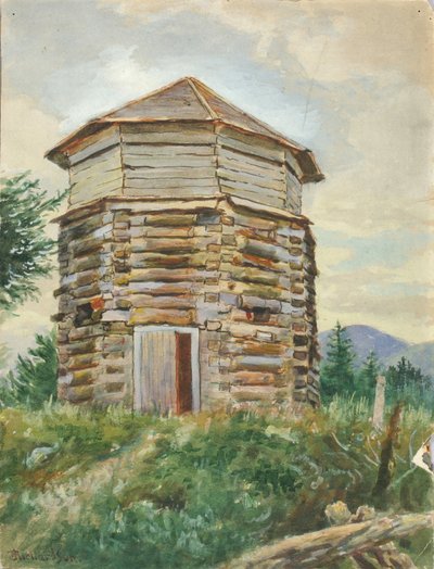 Casa di blocco russa, Alaska da Theodore J. Richardson