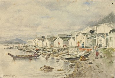 Il Villaggio Nativo del Ranch, Sitka da Theodore J. Richardson