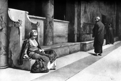 Nella chiesa, Grecia, 1895 da Theodore Jacques Ralli