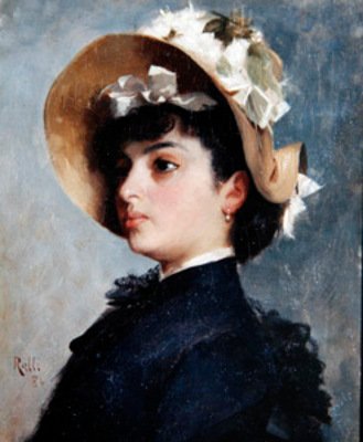 Ritratto di una giovane signora da Theodore Jacques Ralli