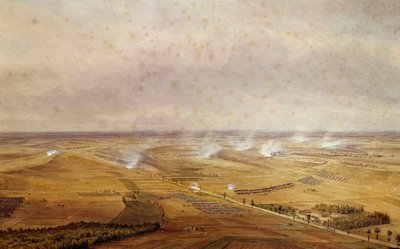 Guerre di coalizione: La battaglia di Valmy il 20/09/1792 che vide la vittoria dei francesi contro i prussiani da Theodore Jung
