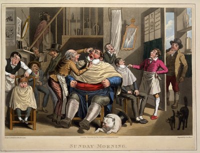 Domenica mattina, inc. George Hunt, pub. Thos. McLean, Londra, 1827 da Theodore Lane
