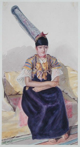 Una donna ebrea in Algeria da Theodore Leblanc