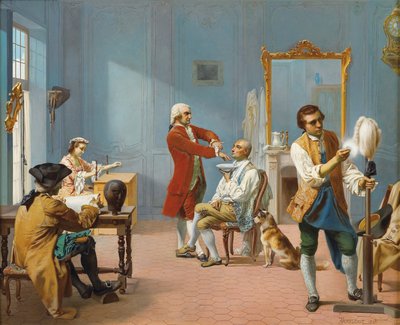La toilette del mattino, 1861 da Theodore Pierre Nicolas Maillot