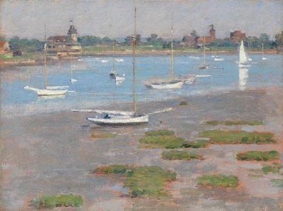 Bassa marea, Riverside Yacht Club, 1894 da Theodore Robinson