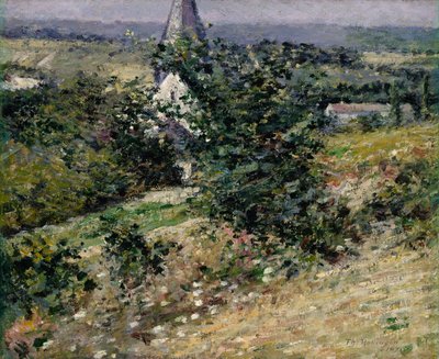 Vecchia Chiesa a Giverny, 1891 da Theodore Robinson