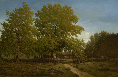 Fattoria nelle Landes da Pierre Etienne Theodore Rousseau
