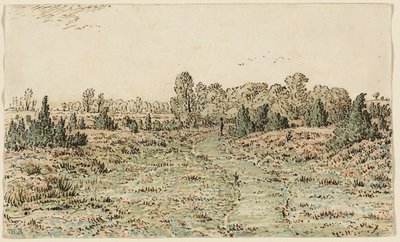 Sentiero nella Barbizonnières da Theodore Rousseau