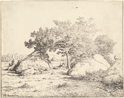 Il ciliegio della pianta a Biau da Theodore Rousseau