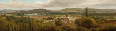 Paesaggio panoramico vicino al fiume Mosella, c. 1830 da Theodore Rousseau